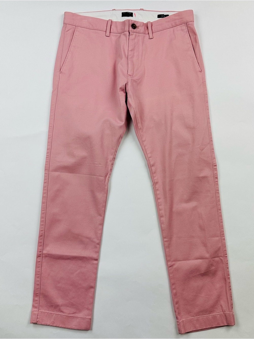 J. Crew Factory Pink Cotton Stretch Flex Slim Chino Size 32x30